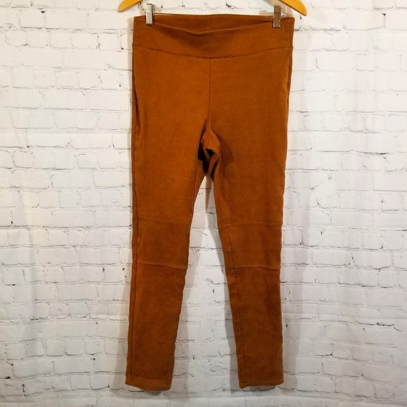 easel Pants & Jumpsuits Easel Los Angeles Brown Vegan Suede
